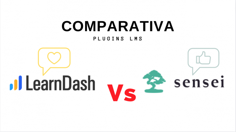 comparativa plugins lms para wordpress Learndash y Sensei Pro