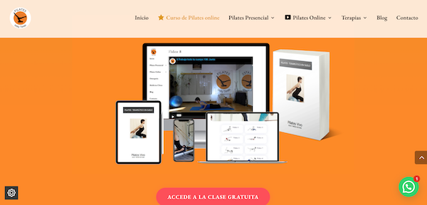 academia online pilates vicky timon